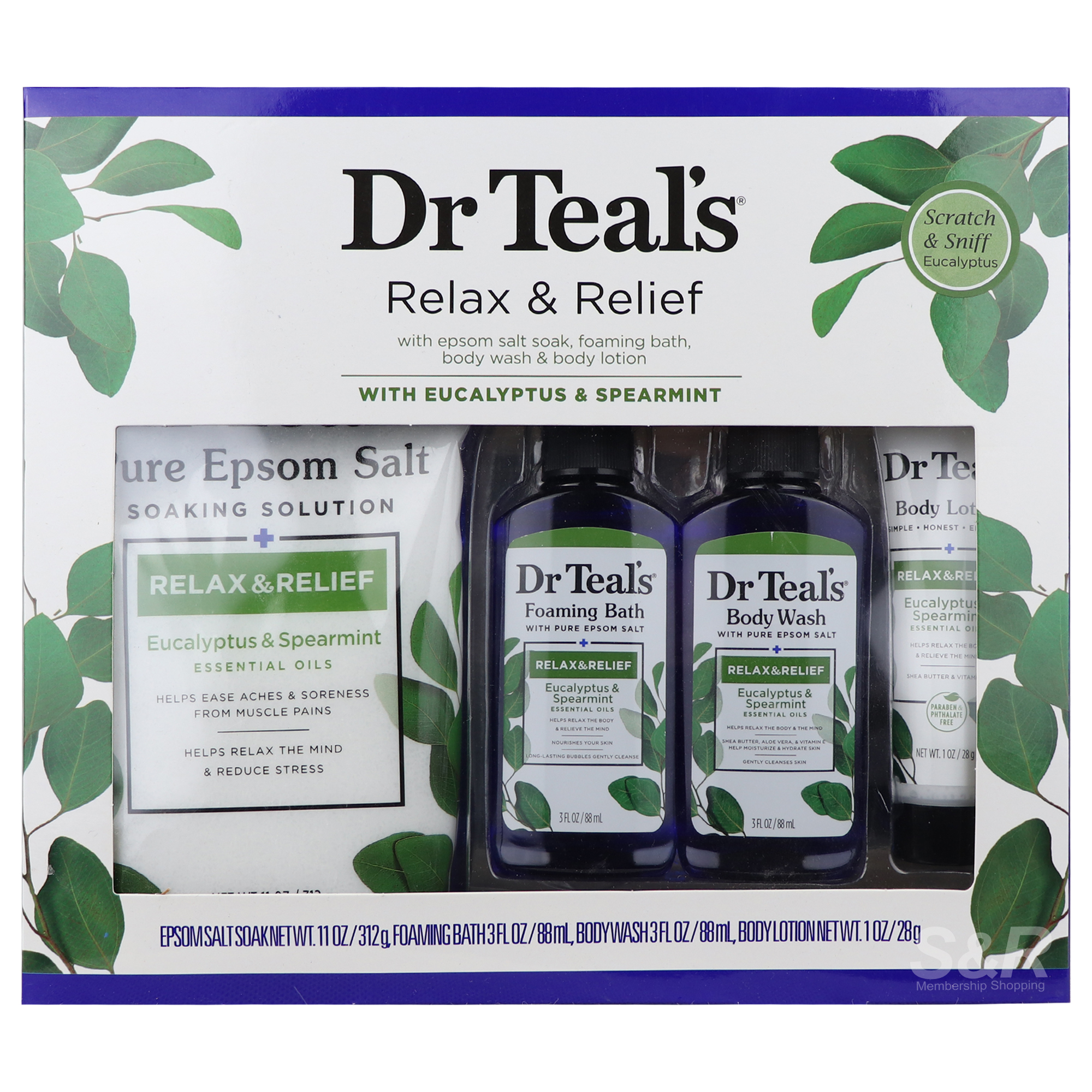 Dr Teal's Relax and Relief with Eucalyptus and Spearmint